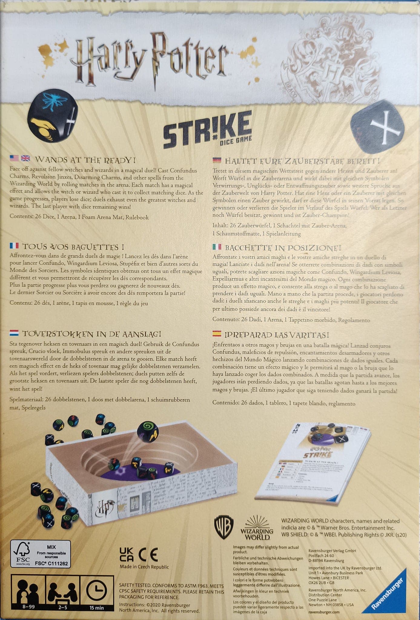 Harry Potter Strike Dice Game