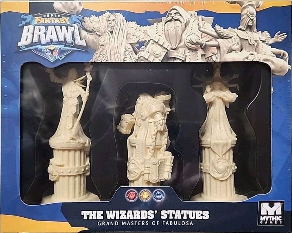 Super Fantasy Brawl: The Wizards Statues