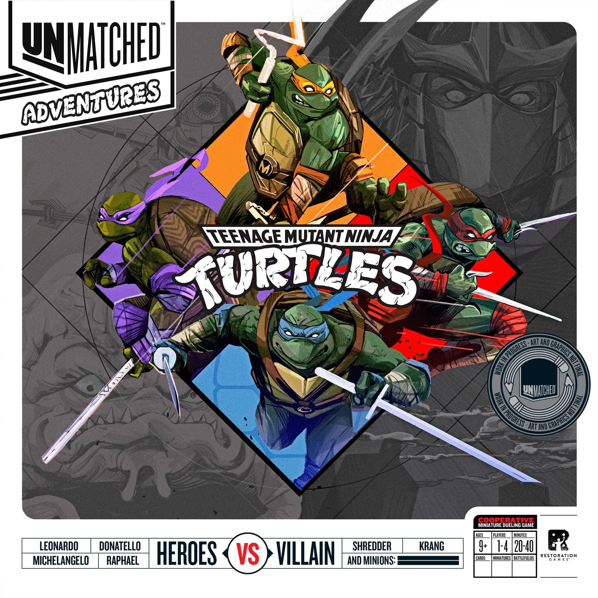 Unmatched Adventures: Teenage Mutant Ninja Turtles
